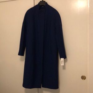3/4 length blue cobalt coat size 10